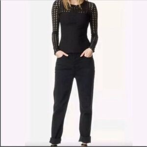 Alexander Wang 003 BoyFit In BlackOversized Jeans Womens Size 26